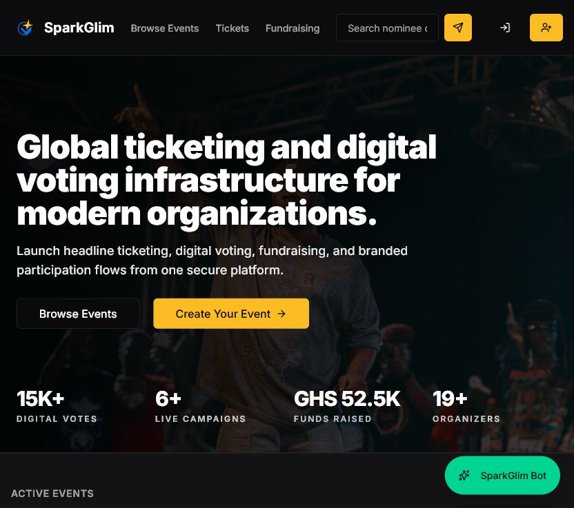 SparkGlim web platform solutions